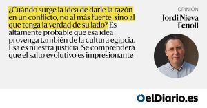 ¿Una justicia de primates?