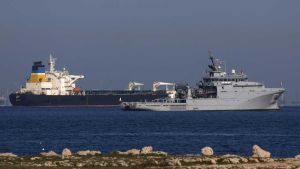 La nave russa con il grano ucraino a Haifa