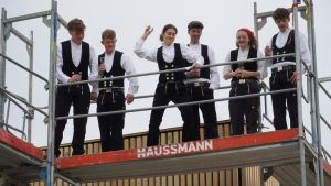 Richtfest für ein wichtiges Gebäude. Nun geht es an den Innenanbau der Schulerweiterung