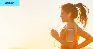 I didn’t mean to spook the north shore woman in activewear, but I did