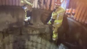 Hablan los testigos de la caída de una chica al pozo de la Barquera, en Gijón: 