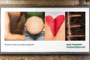 Holland & Barrett OOH campaign spells out what bodies need
