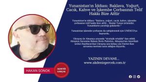 Yunanistan'ın İddiası: Baklava, Yoğurt, Cacık, Kahve ve İşkembe Çorbasının Telif Hakkı Bize Aittir