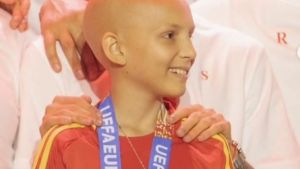 La sonrisa de una guerrera