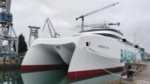 Armón concluye en Gijón su tercer gran ferri rápido para Balearia, con capacidad para 1.200 pasajeros y propulsión a gas