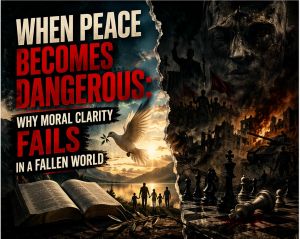 When Peace Becomes Dangerous: Why Moral Clarity Fails in a Fallen World