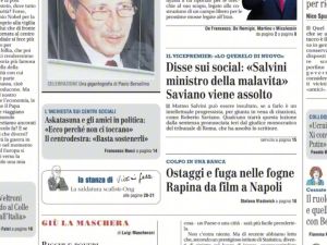 Trump “Teheran rinuncia al nucleare”, Saviano assolto su Salvini, rapina da film a Napoli