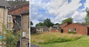 Police swarm city estate in hunt for wanted man