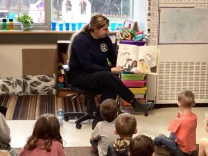 A Scribe’s Musings: Volunteers read to Aldborough students