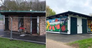 Transformation of eyesore toilet block complete after spat between politicians