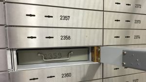 Quali oggetti sono custoditi nelle cassette di sicurezza