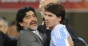 La absurda 'guerra' por Messi y Maradona