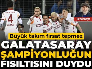 Galatasaray şampiyonluğun fısıltısını duydu: Büyük takım fırsat tepmez