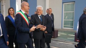 L’arrivo di Mattarella a Pontedera. “Importante che abbia scelto di visitare Piaggio”