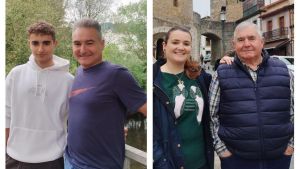 Padres e hijos tienen premio en la Feria del Salmón de Cornellana: 