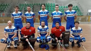 Hockey. Prato a Camaiore. La carica di Bernardini