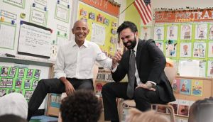 ‘New York’s cutest’: Obama and Mayor Zohran Mamdani team up for heartwarming child care visit