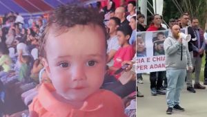 Morte del piccolo Adam, aperta un’inchiesta. Sit-in davanti all’ospedale di Rovigo, l’urlo del papà: “Cos’hanno fatto a mio figlio?”