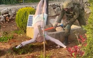 IDF says photo of soldier destroying Jesus statue in Lebanon is genuine, vows action