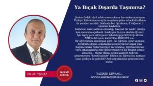 Ya Bıçak Dışarda Taşınırsa?