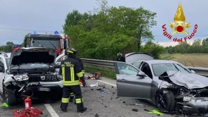 Incidente sulla Postumia a Fontaniva: tre feriti, due in gravi condizioni