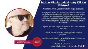 İntihar Olaylarındaki Artış Dikkat Çekiyor!