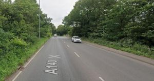 Major road blocked after three-car crash