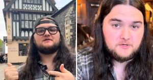 American ghost hunter with more than 3m followers enjoys 'great scran' at Norwich pub