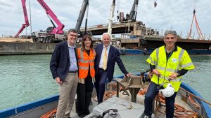 Ponte mobile dei Navicelli verso la riapertura, riposizionata la campata