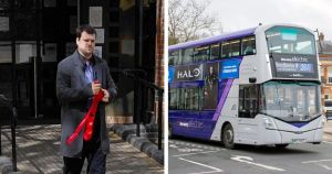 Bus driver denies running red light and injuring girl, 15, in double-decker crash