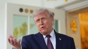 Trump steht mit dem Rücken zur Wand