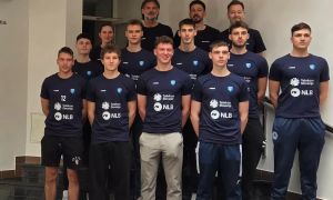 Slovenski odbojkarji v okrnjeni zasedbi zbrani v Šempetru