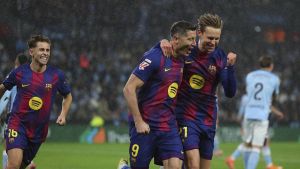 Las carpetas Lewandowski, De Jong y Araujo