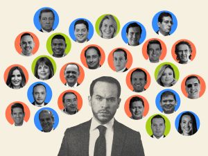 Los políticos “de siempre” en la campaña de Abelardo De La Espriella