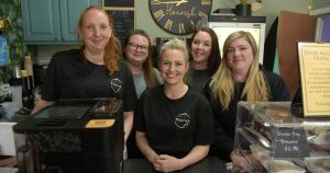 Salon owner successfully launches cafe area... despite chef not turning up