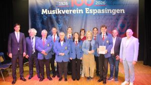 Festlicher Start ins Jubiläumsjahr des Musikvereins Espasingen