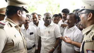 Coimbatore South: AIADMK stages dharna, demands poll cancellation over cash distribution allegations