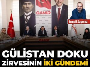 Gülistan Doku zirvesinin iki gündemi