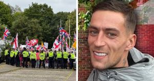 Protester cleared of threatening behaviour outside asylum seeker hotel