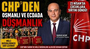 CHP’Lİ BAŞKAN ÇOCUK MEHTERANLARA SIRTINI DÖNDÜ