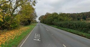 Major road blocked due to crash