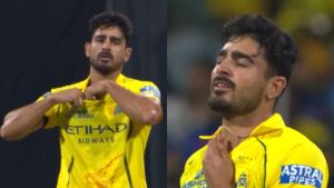 IPL 2026: CSK's Mukesh Choudhary pays heartfelt tribute to late mother with Quinton de Kock's wicket - WATCH