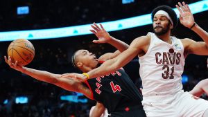Barnes, Barrett lead Raptors over Cavaliers in Game 3