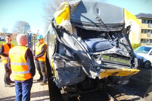 Billeder og video: Her kører det sidste ulykkestog væk