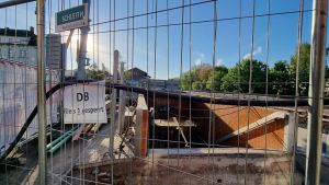 Kurz vor der Sperrung: So sieht es auf den Baustellen der Bahnhöfe aktuell aus