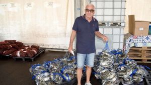 Lotta al granchio blu, mareggiate a 100 all’ora: “I miei recinti più forti”