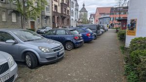 Situation für Autofahrer am Döbele ist wortwörtlich beschissen