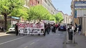 25 Aprile, il corteo di Trieste Antifascista per le strade della città