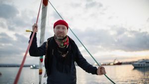 Andryi Movtxan, activista ucraniano en la flotilla: 