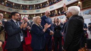Il 25 Aprile con Mattarella a San Severino: “È la festa di chi ama la libertà, la pace un diritto di ogni popolo” /